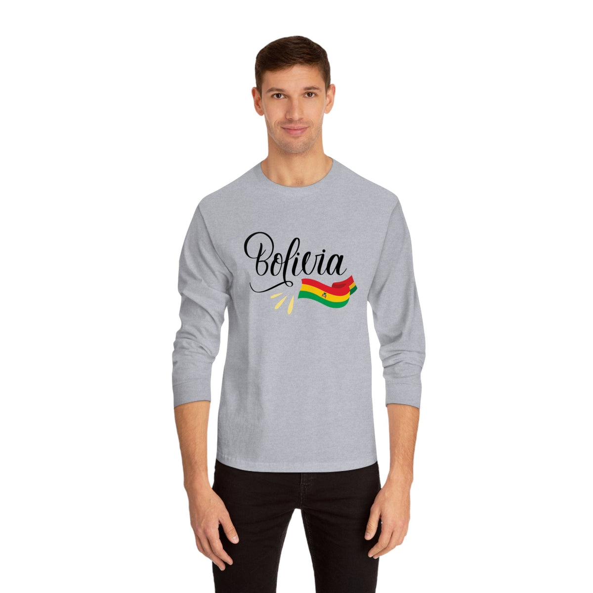 BOLIVIA – Trendy Design, Premium Long Sleeve Tee