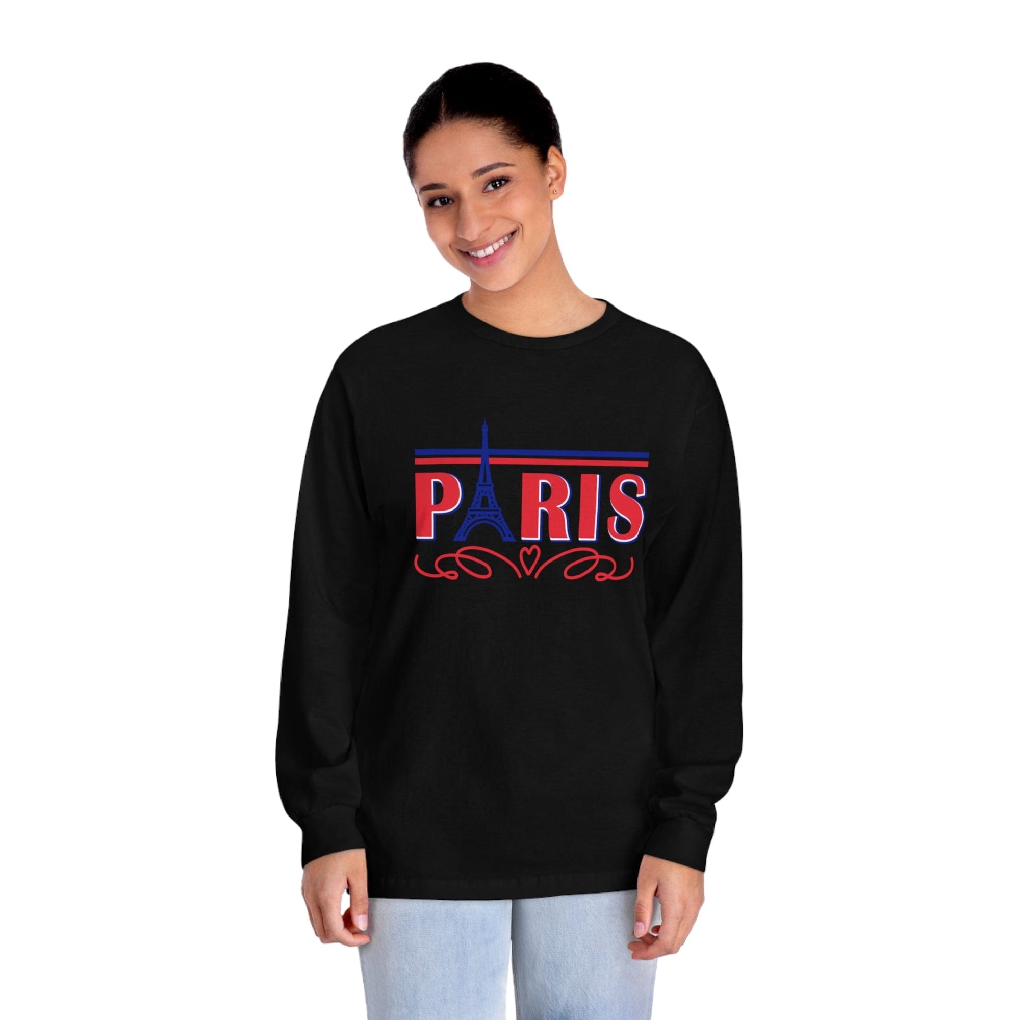 PARIS – Trendy Design, Premium Long Sleeve Tee