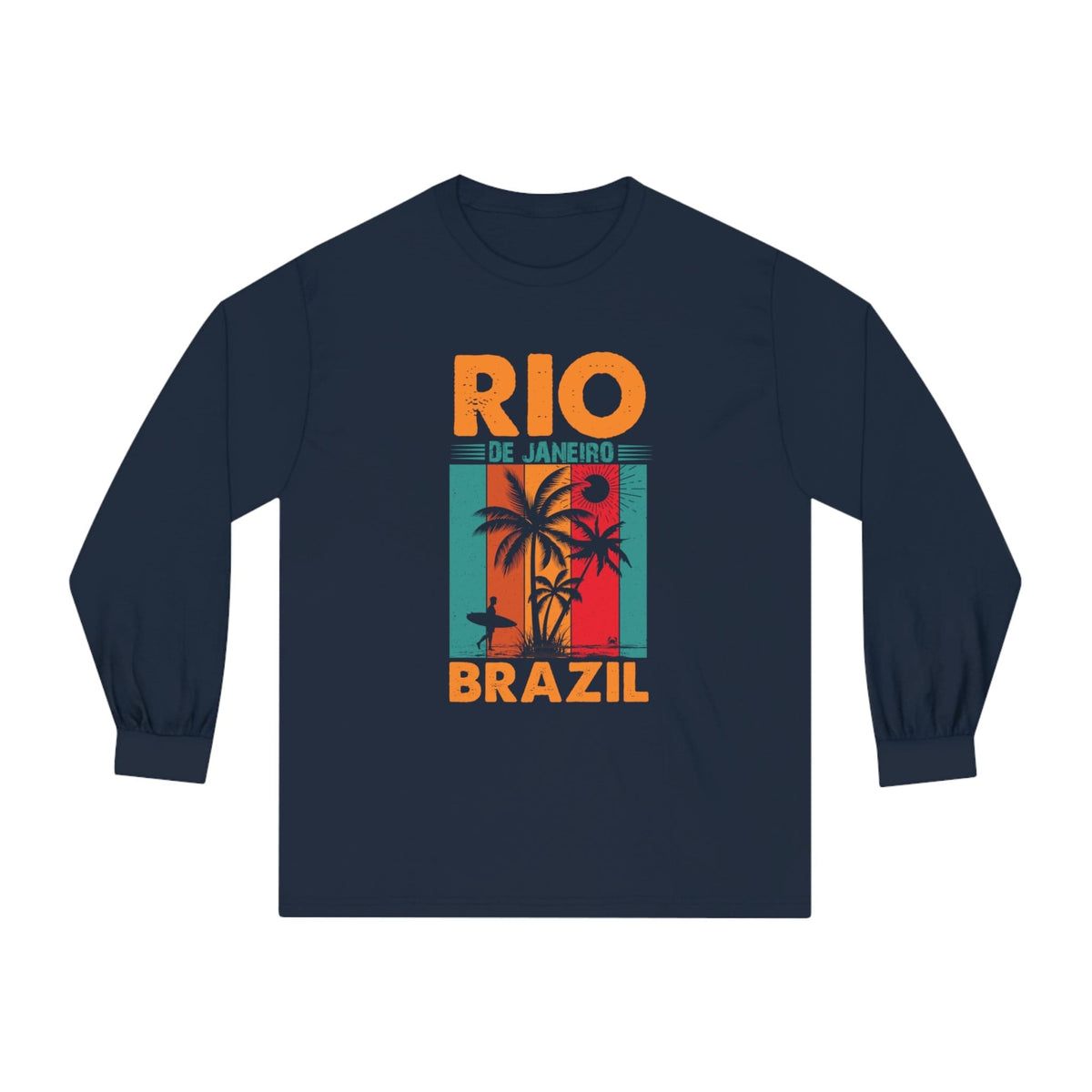 RIO de JANEIRO – Trendy Design, Premium Long Sleeve Tee