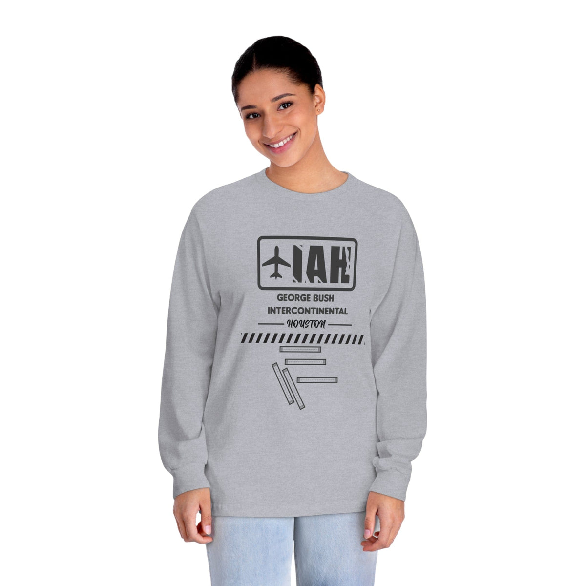HOUSTON – Trendy Design, Premium Long Sleeve Tee