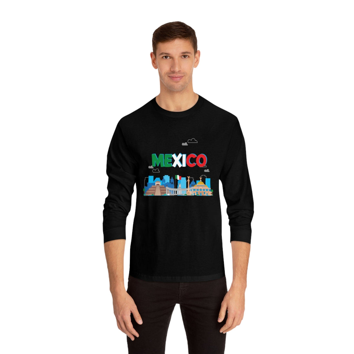 MEXICO CITY – Trendy Design, Premium Long Sleeve Tee