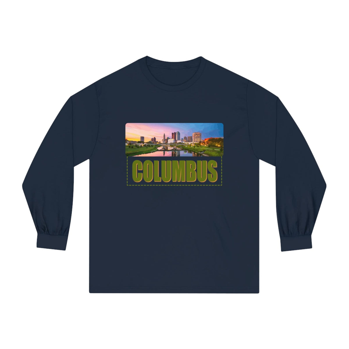 COLUMBUS – Trendy Design, Premium Long Sleeve Tee