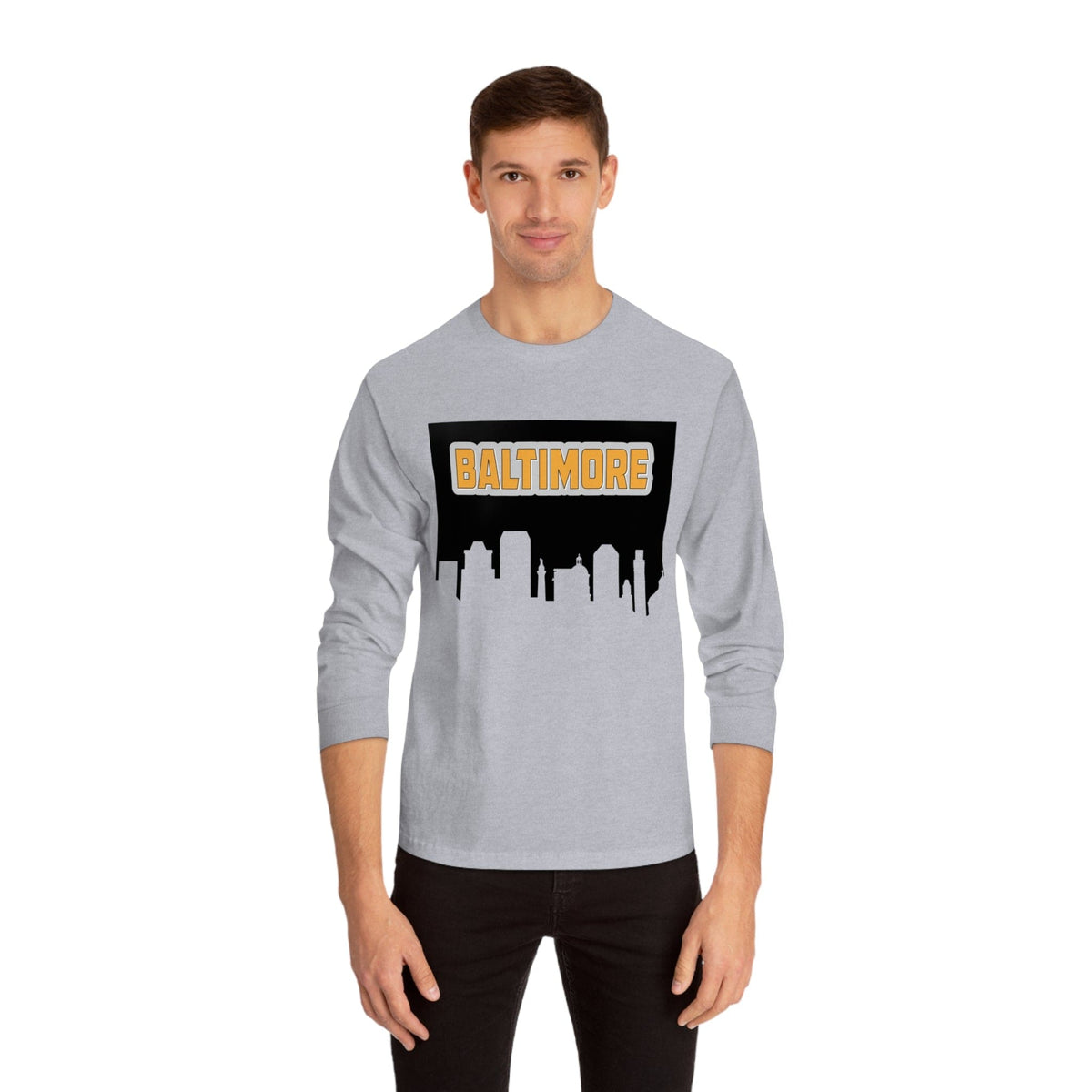 BALTIMORE – Trendy Design, Premium Long Sleeve Tee