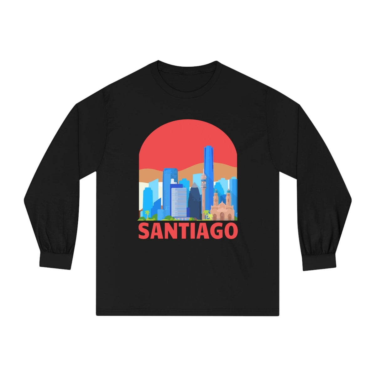 SANTIAGO – Trendy Design, Premium Long Sleeve Tee