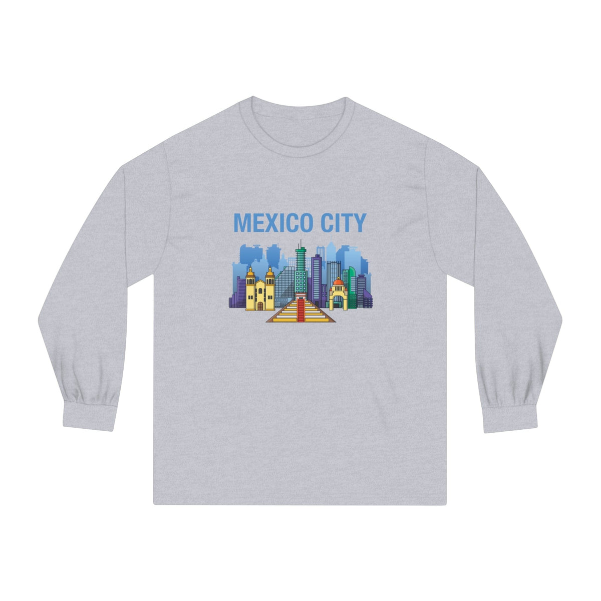 MEXICO CITY – Trendy Design, Premium Long Sleeve Tee