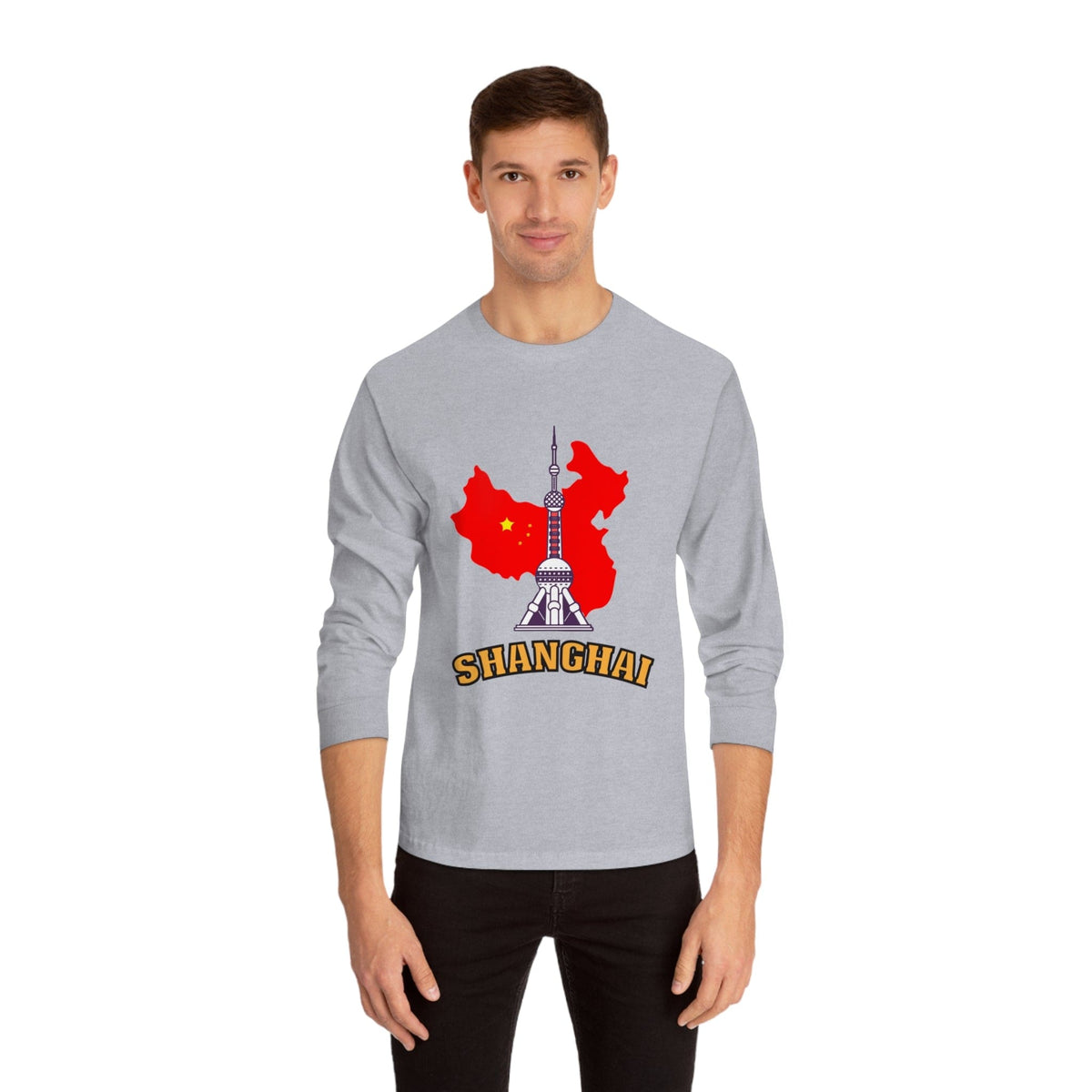 SHANGHAI – Trendy Design, Premium Long Sleeve Tee