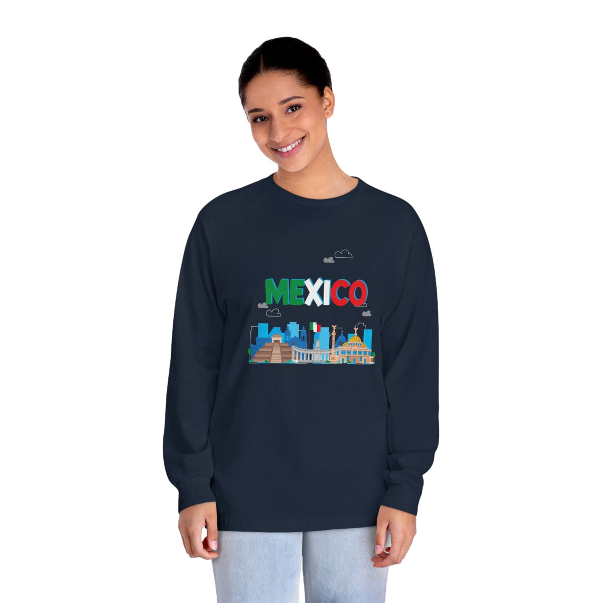 MEXICO CITY – Trendy Design, Premium Long Sleeve Tee