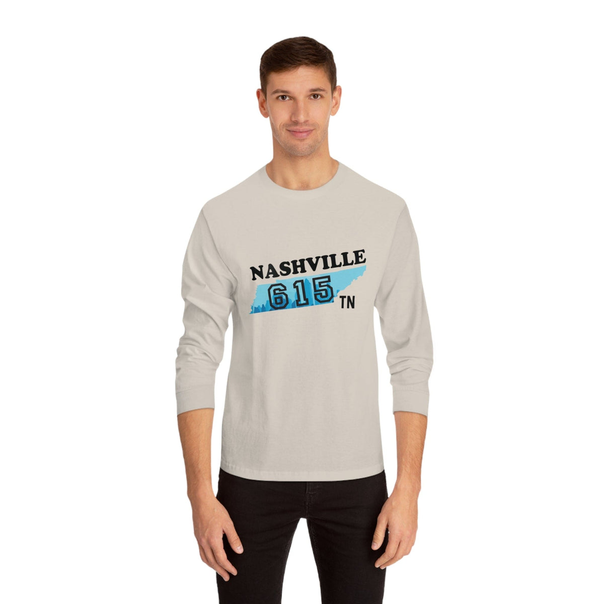 NASHVILLE – Trendy Design, Premium Long Sleeve Tee