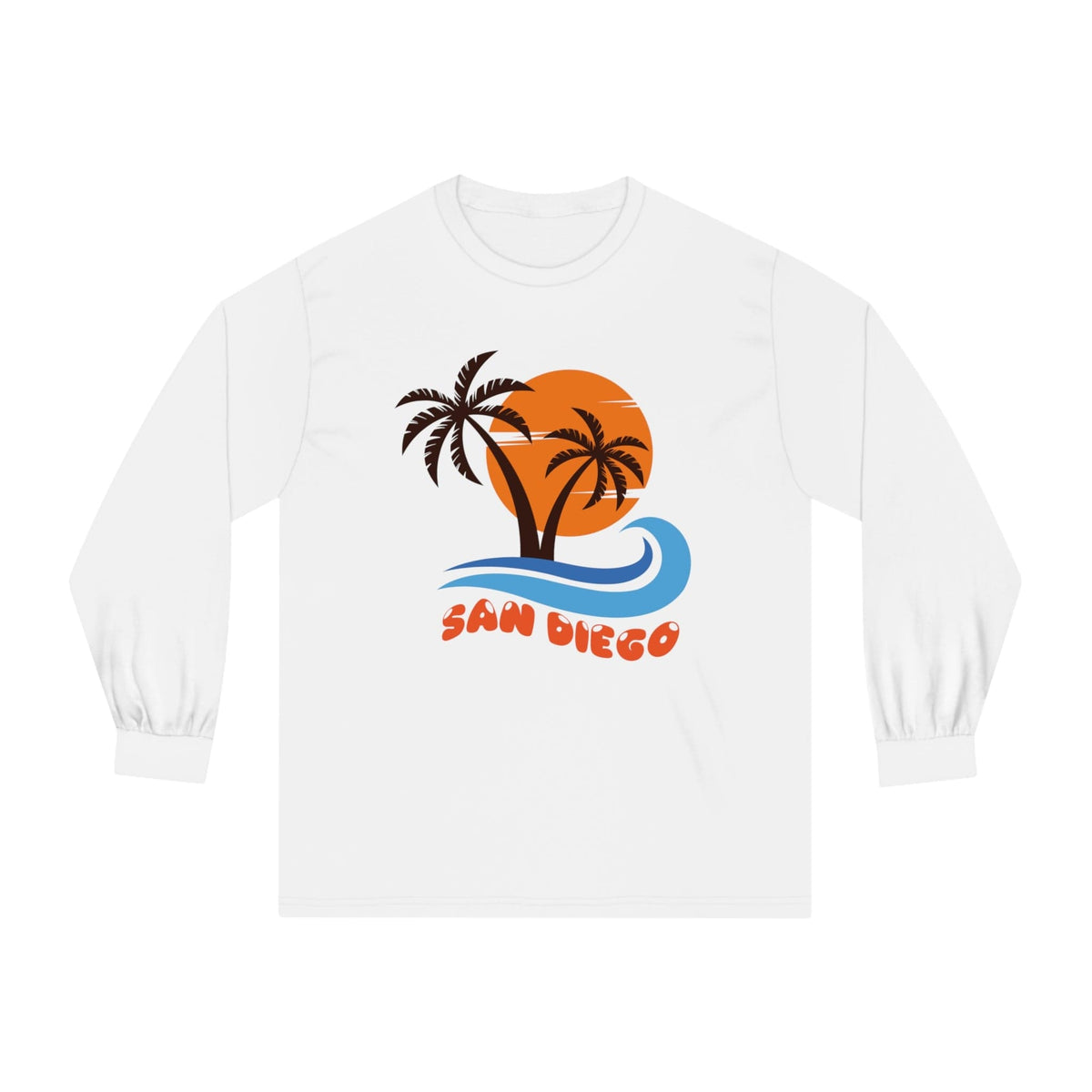 SAN DIEGO – Trendy Design, Premium Long Sleeve Tee