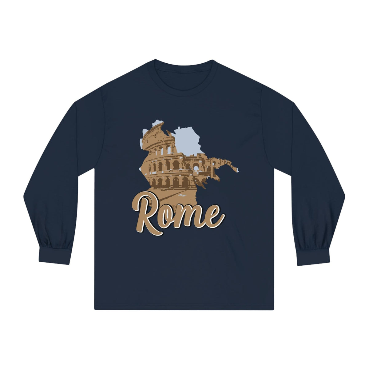 ROME – Trendy Design, Premium Long Sleeve Tee