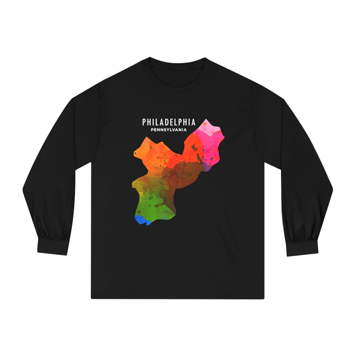 PHILADELPHIA – Trendy Design, Premium Long Sleeve Tee