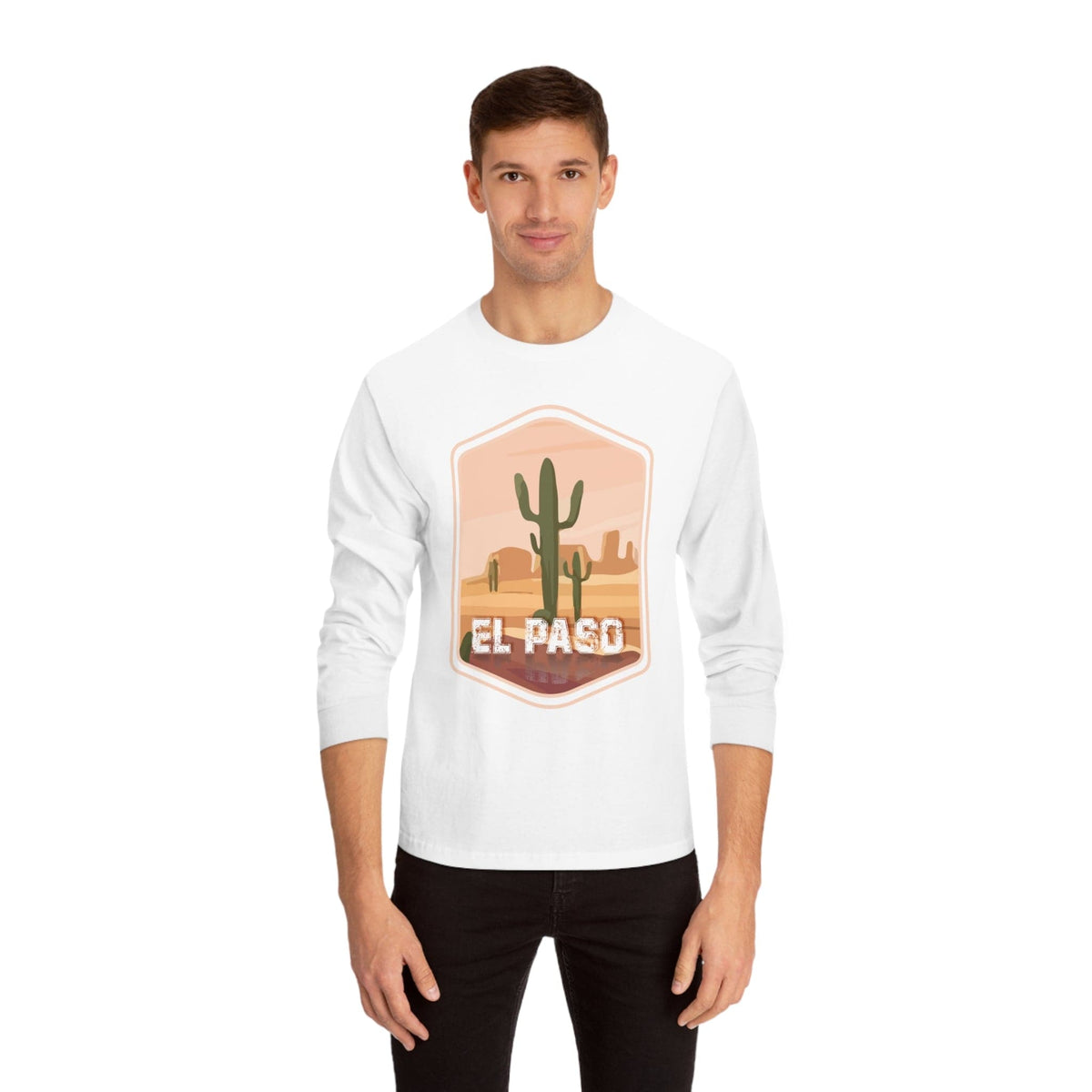 EL PASO – Trendy Design, Premium Long Sleeve Tee