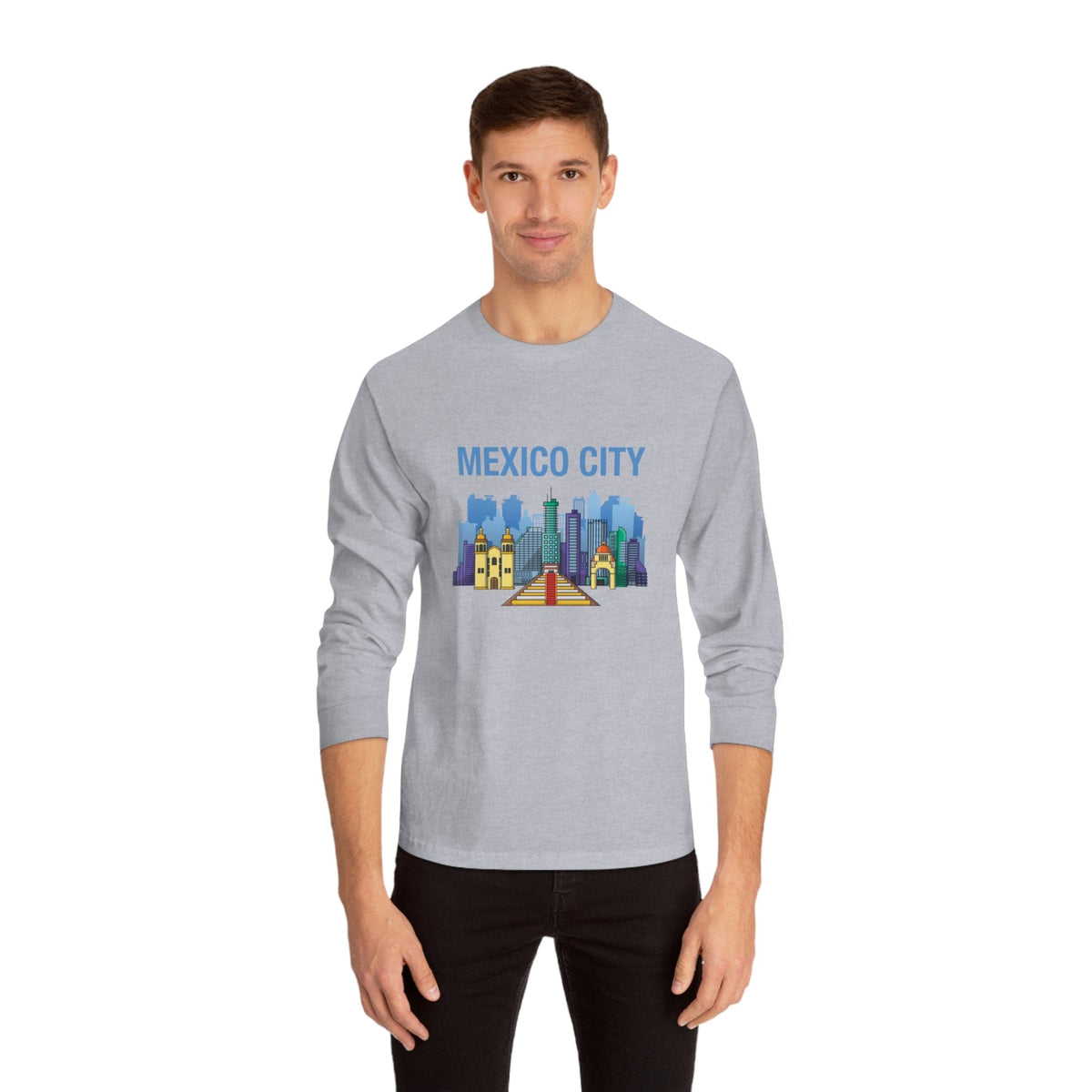 MEXICO CITY – Trendy Design, Premium Long Sleeve Tee