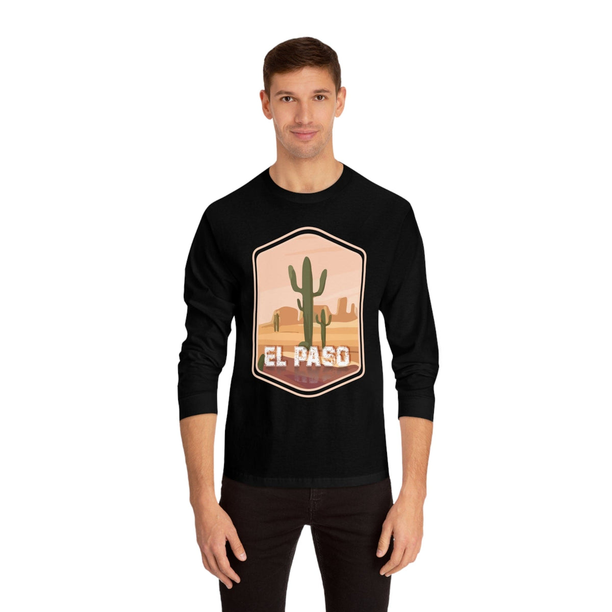 EL PASO – Trendy Design, Premium Long Sleeve Tee