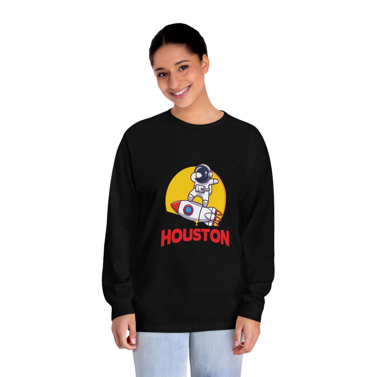 HOUSTON – Trendy Design, Premium Long Sleeve Tee