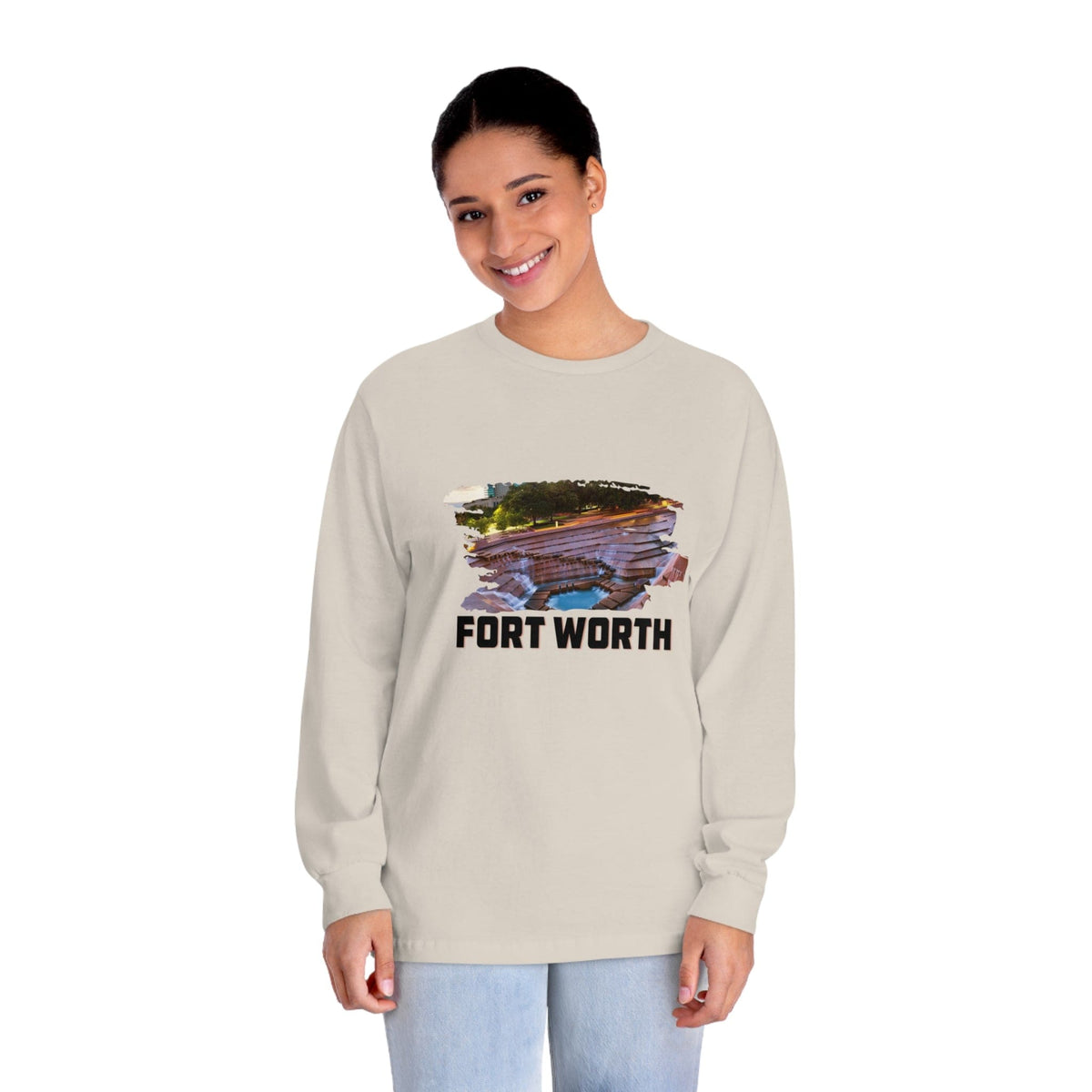 FORT WORTH – Trendy Design, Premium Long Sleeve Tee