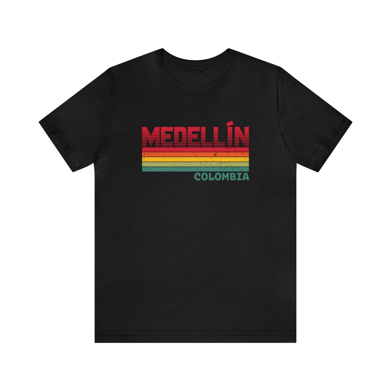 Medellín Vintage Poster - Short Sleeve Tee