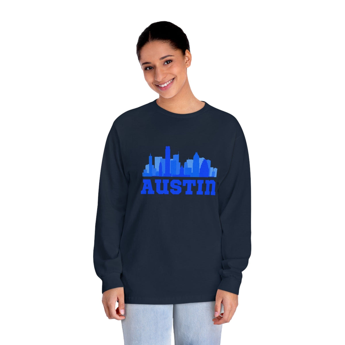 AUSTIN – Trendy Design, Premium Long Sleeve Tee
