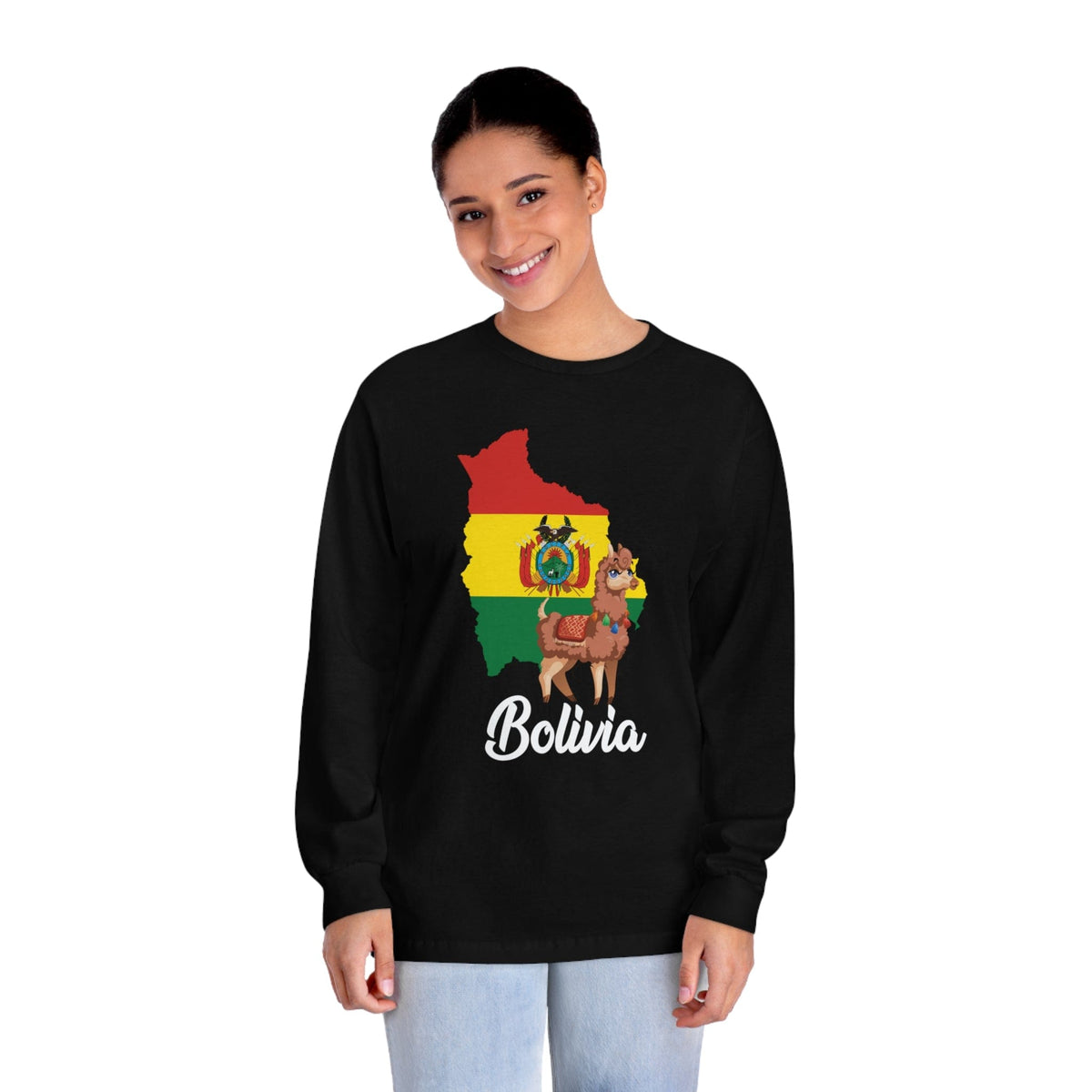 BOLIVIA – Trendy Design, Premium Long Sleeve Tee
