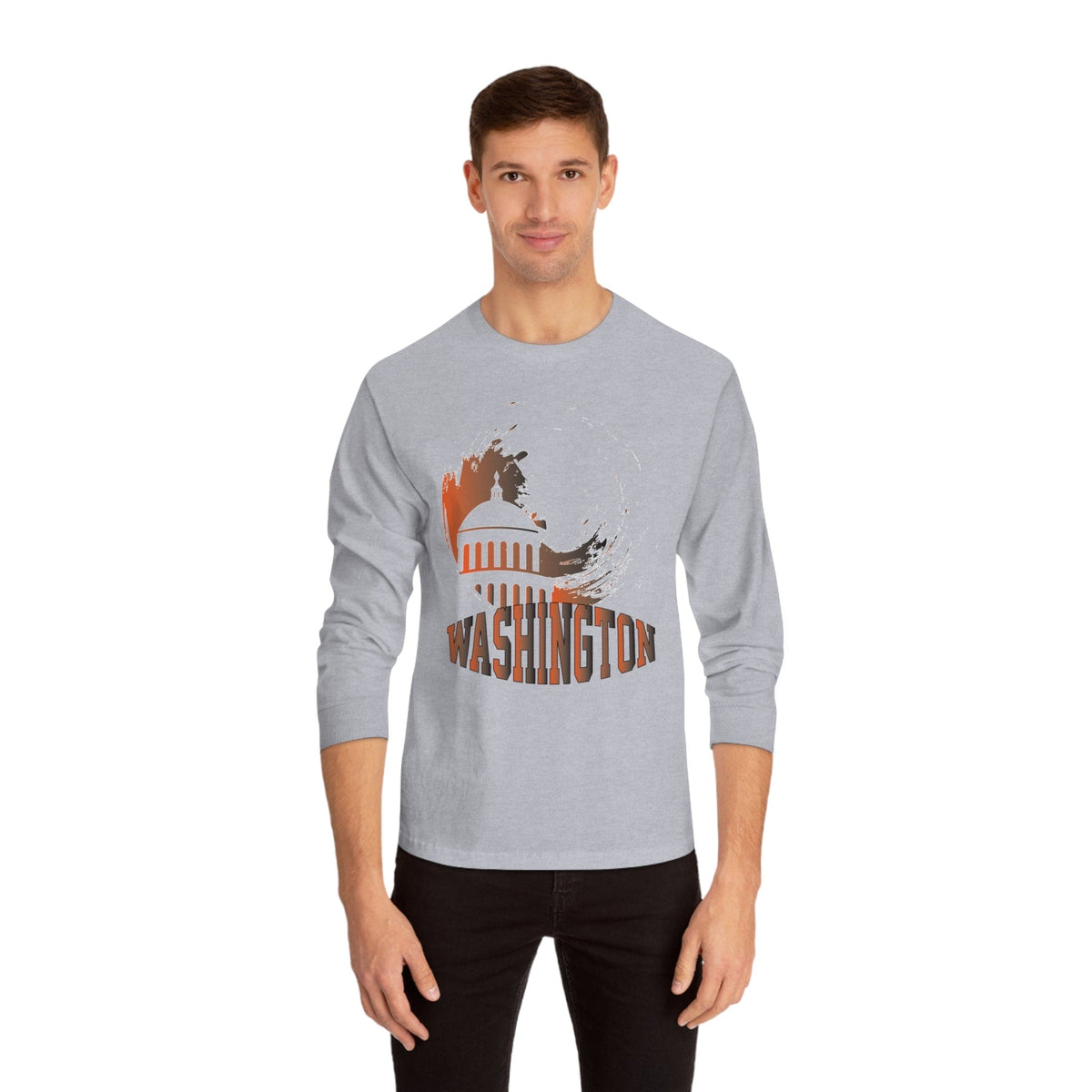 WASHINGTON – Trendy Design, Premium Long Sleeve Tee