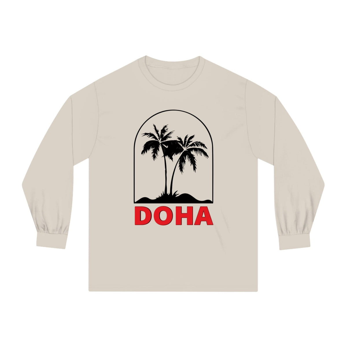 DOHA – Trendy Design, Premium Long Sleeve Tee