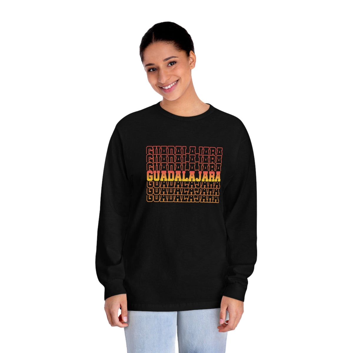 GUADALAJARA – Trendy Design, Premium Long Sleeve Tee