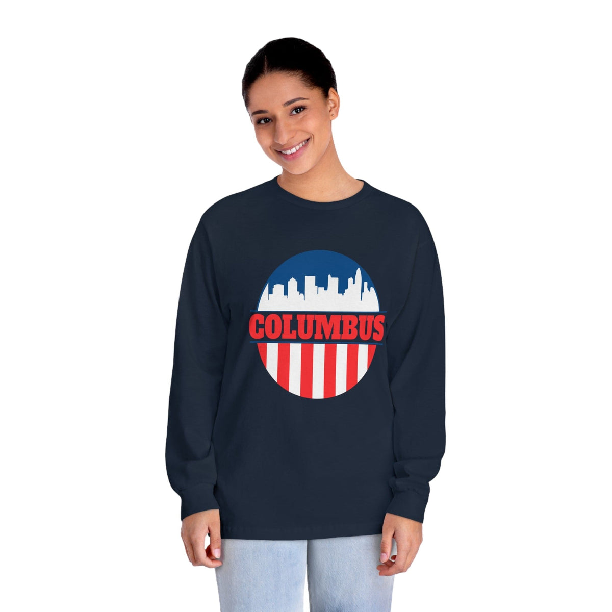 COLUMBUS – Trendy Design, Premium Long Sleeve Tee