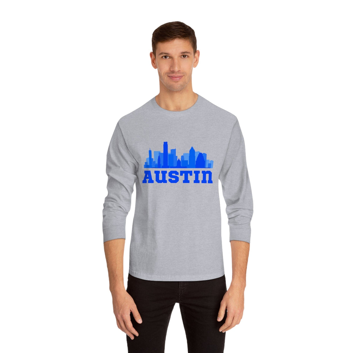 AUSTIN – Trendy Design, Premium Long Sleeve Tee