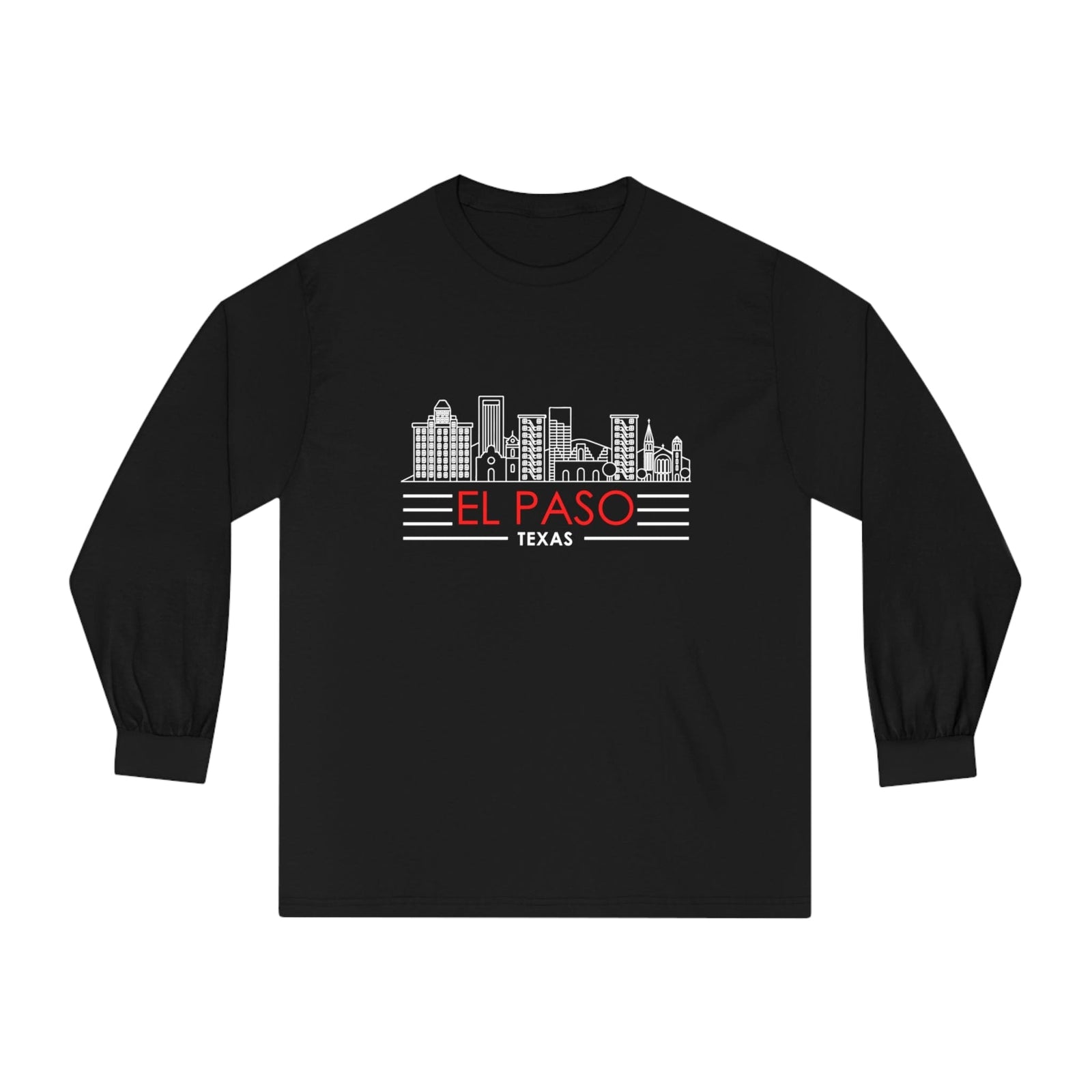 EL PASO – Trendy Design, Premium Long Sleeve Tee