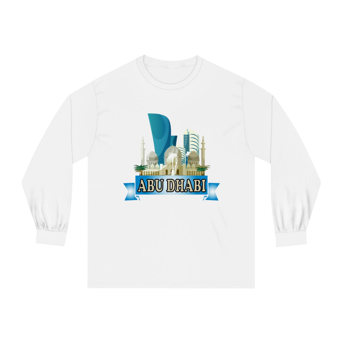 ABU DHABI – Trendy Design, Premium Long Sleeve Tee