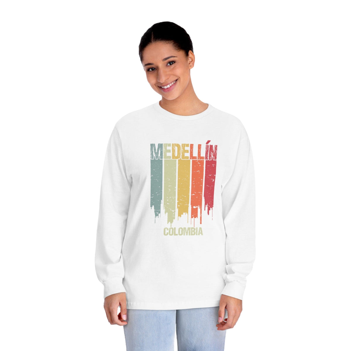MEDELLIN – Trendy Design, Premium Long Sleeve Tee