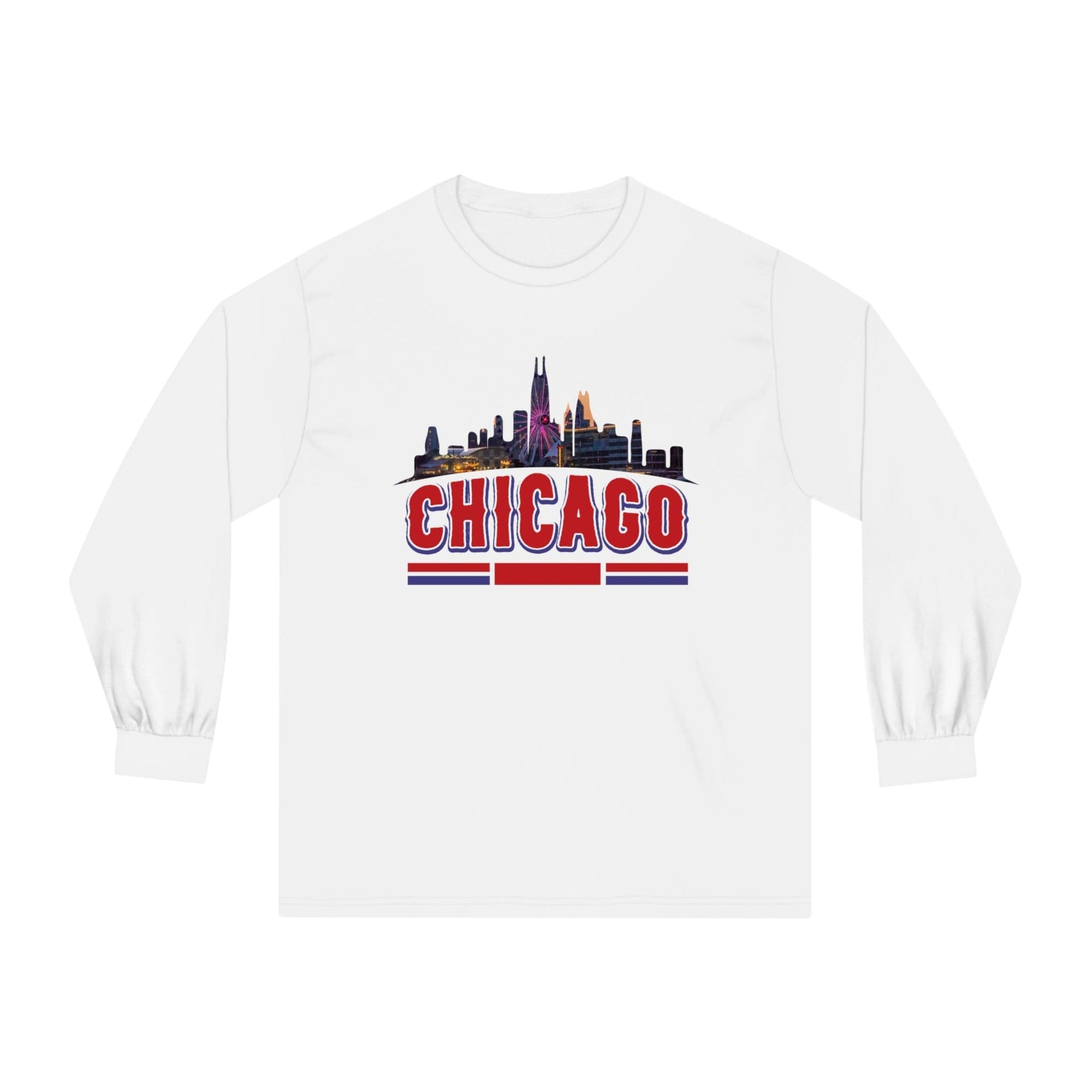 CHICAGO – Trendy Design, Premium Long Sleeve Tee