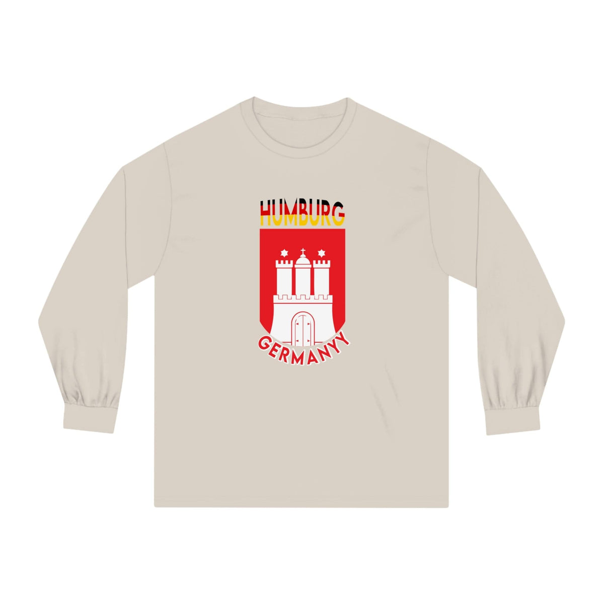 HAMBURG – Trendy Design, Premium Long Sleeve Tee