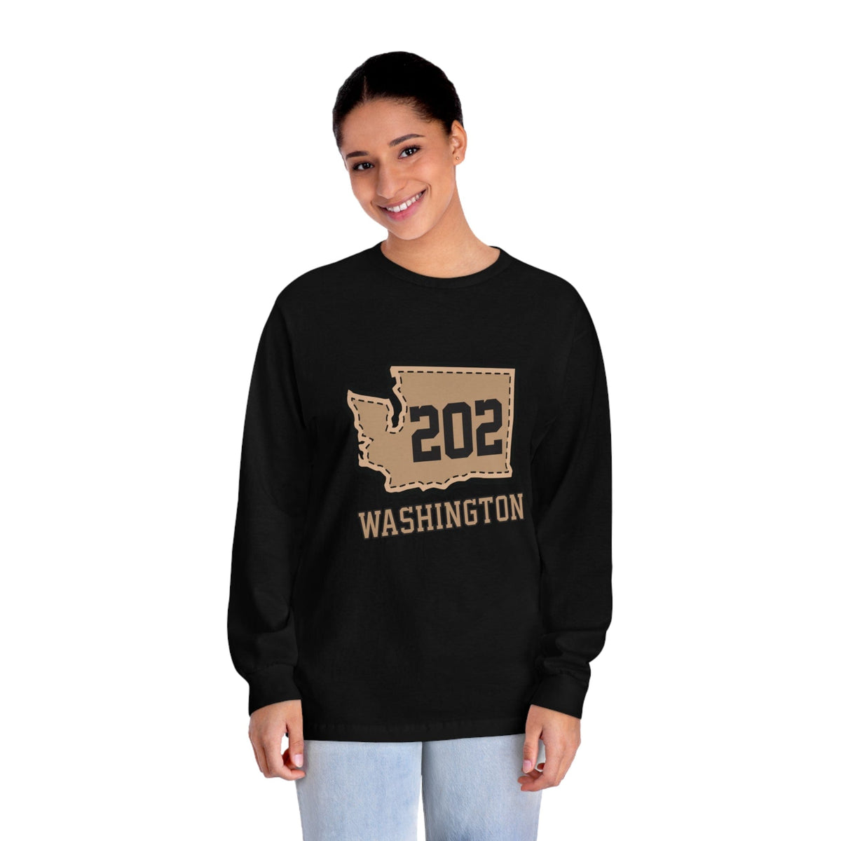 WASHINGTON – Trendy Design, Premium Long Sleeve Tee