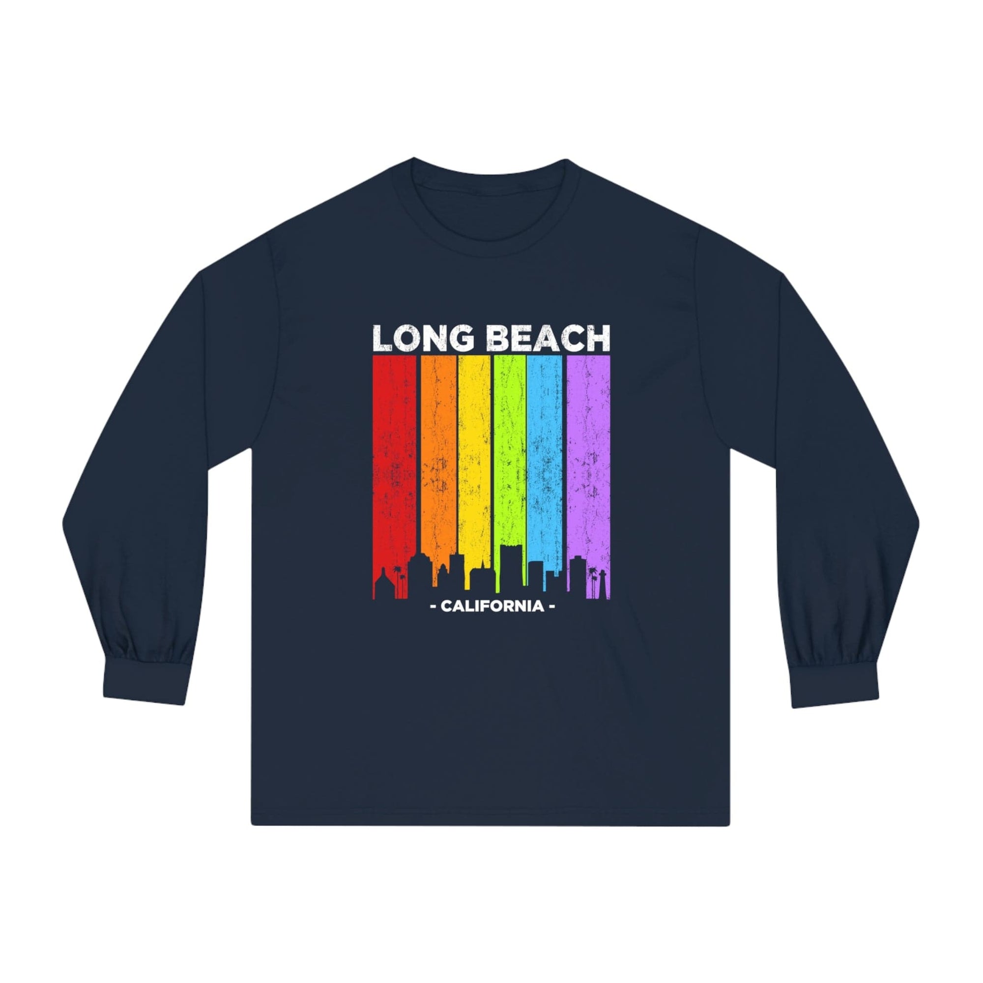 LONG BEACH – Trendy Design, Premium Long Sleeve Tee