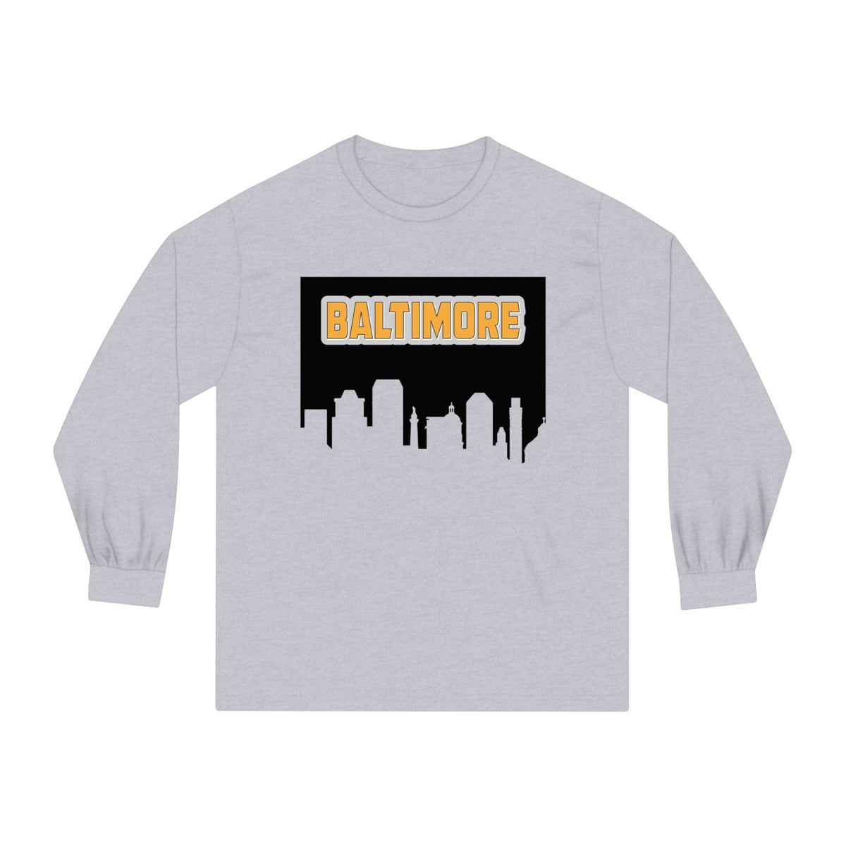 BALTIMORE – Trendy Design, Premium Long Sleeve Tee