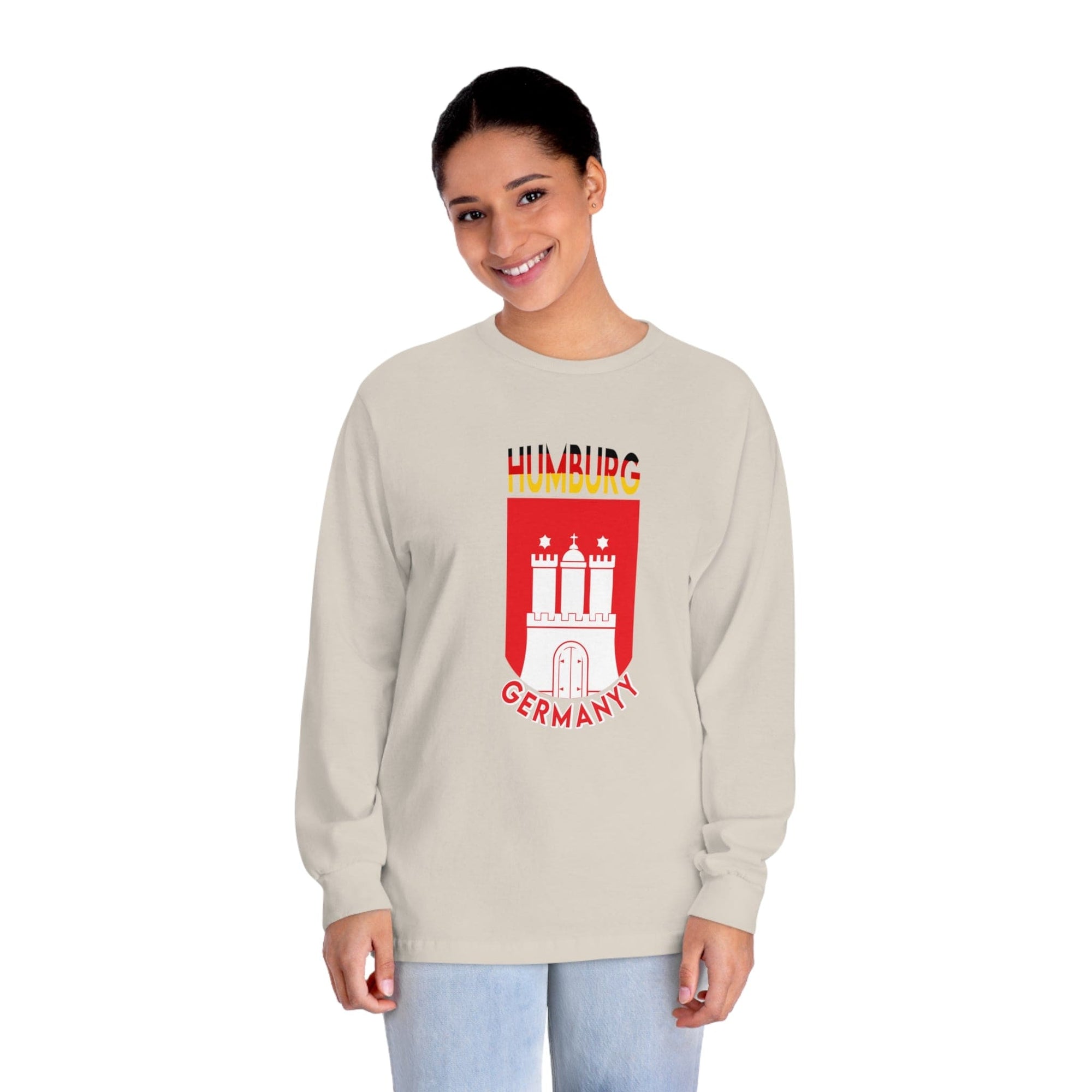 HAMBURG – Trendy Design, Premium Long Sleeve Tee