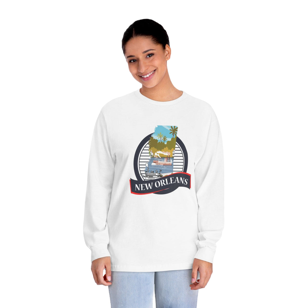 NEW ORLEANS – Trendy Design, Premium Long Sleeve Tee