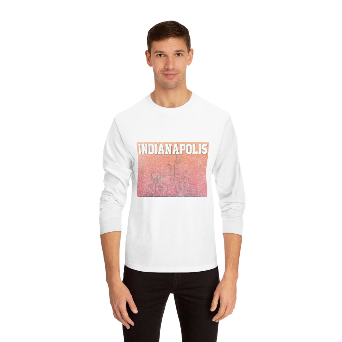 INDIANAPOLIS – Trendy Design, Premium Long Sleeve Tee