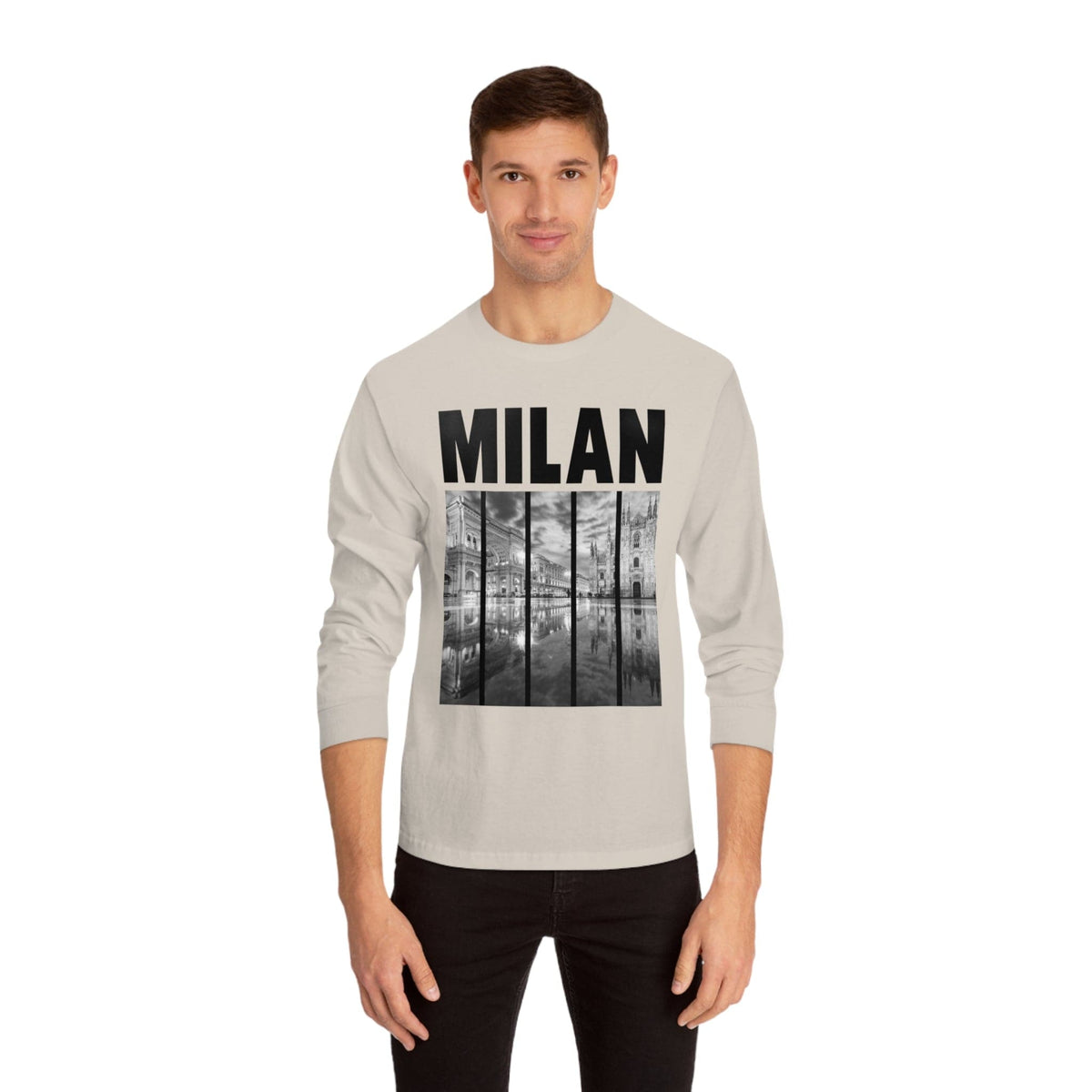 MILAN – Trendy Design, Premium Long Sleeve Tee