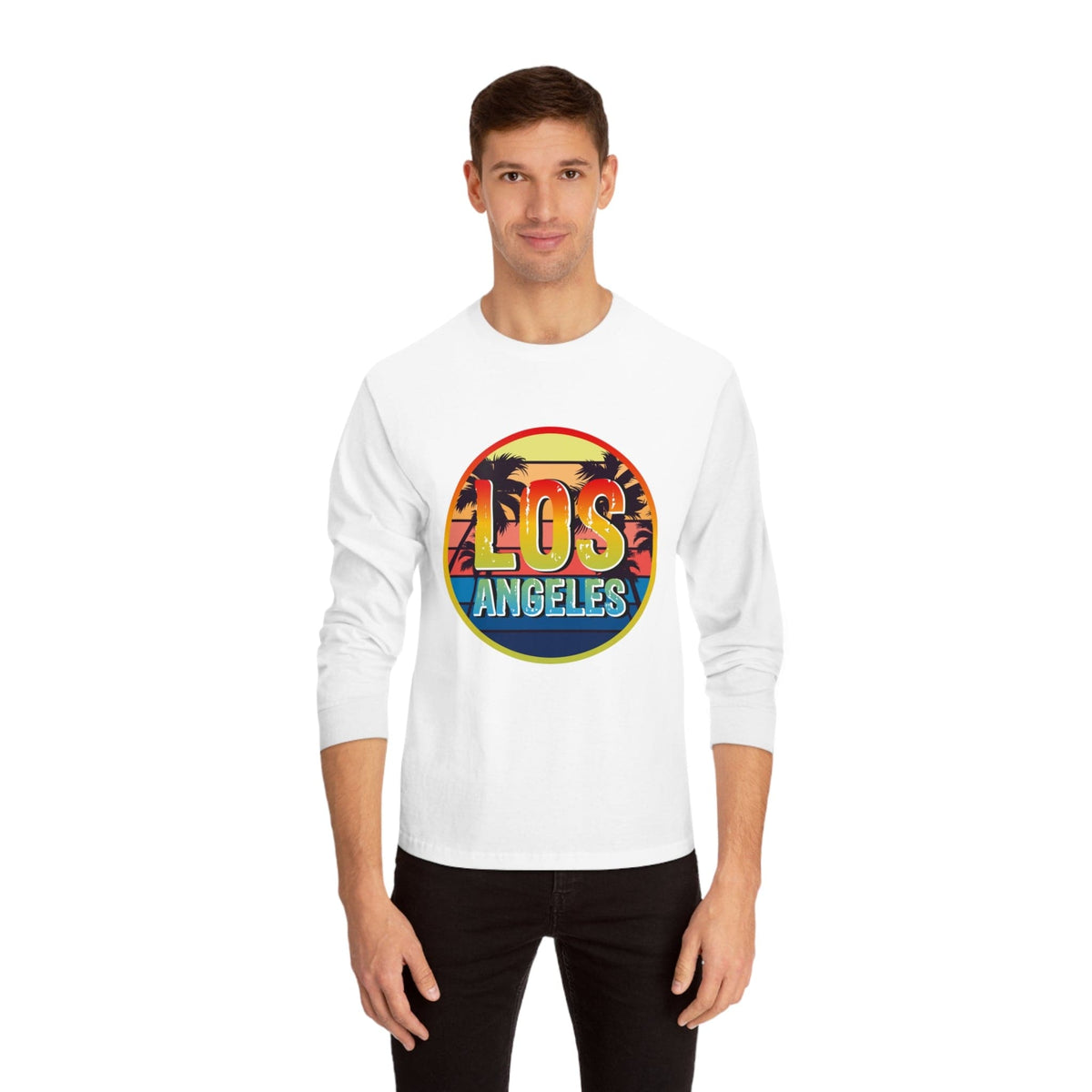 LOS ANGELES – Trendy Design, Premium Long Sleeve Tee