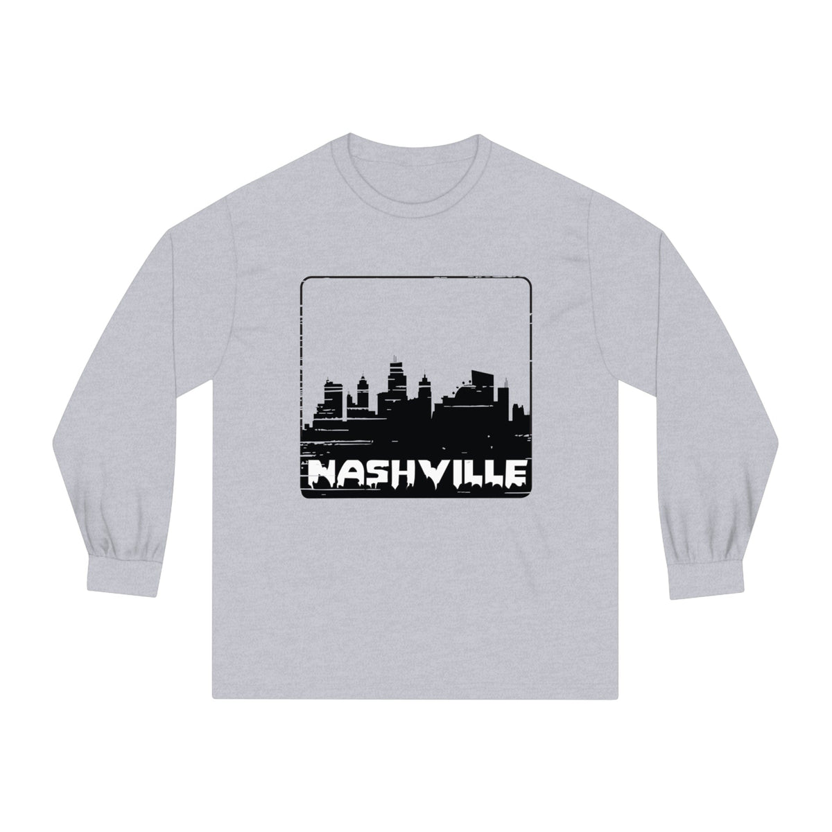 NASHVILLE – Trendy Design, Premium Long Sleeve Tee