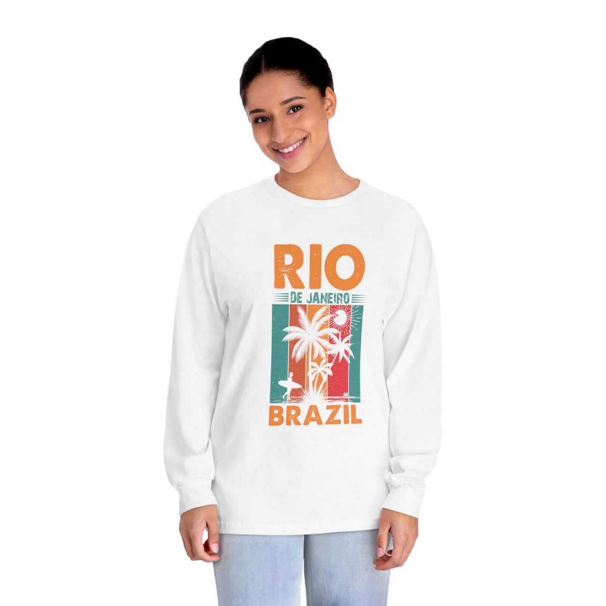 RIO de JANEIRO – Trendy Design, Premium Long Sleeve Tee