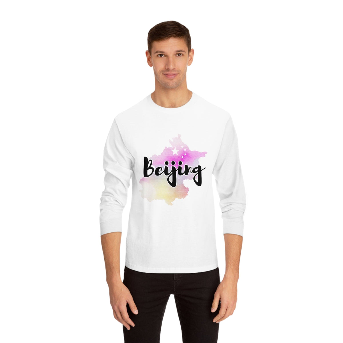 BEIJING – Trendy Design, Premium Long Sleeve Tee