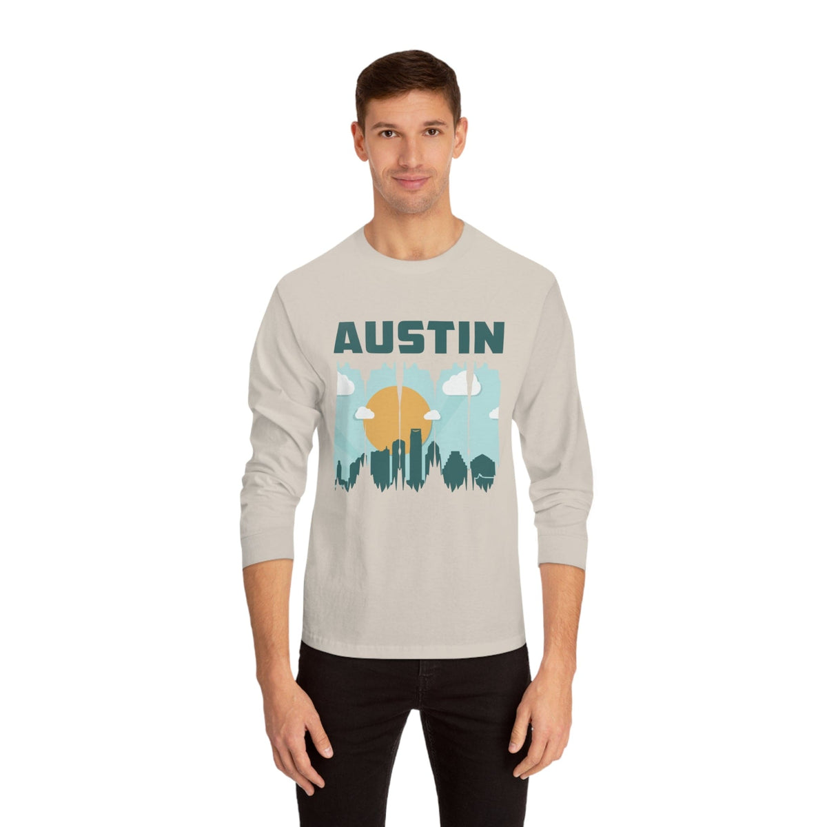 AUSTIN – Trendy Design, Premium Long Sleeve Tee