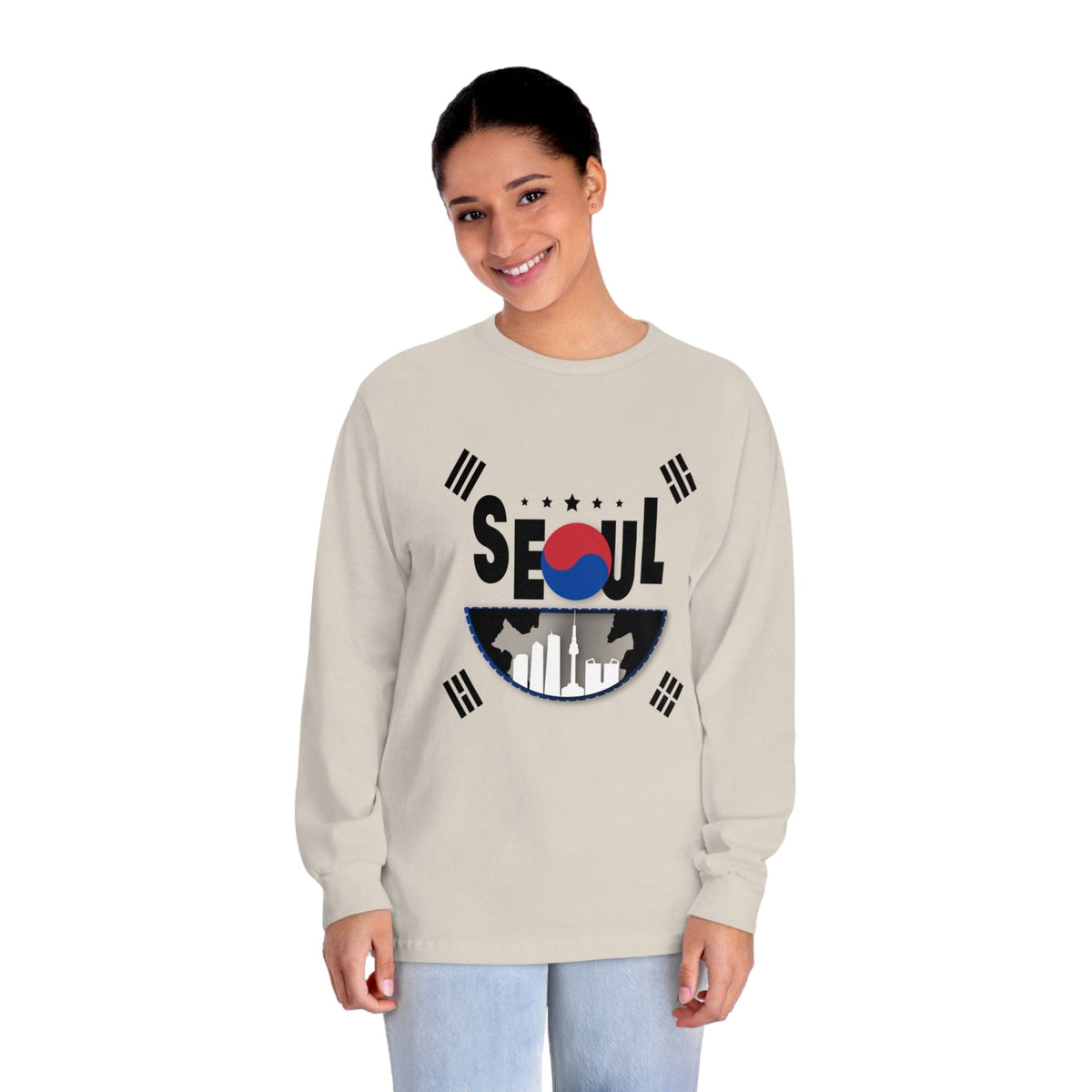 SEOUL – Trendy Design, Premium Long Sleeve Tee
