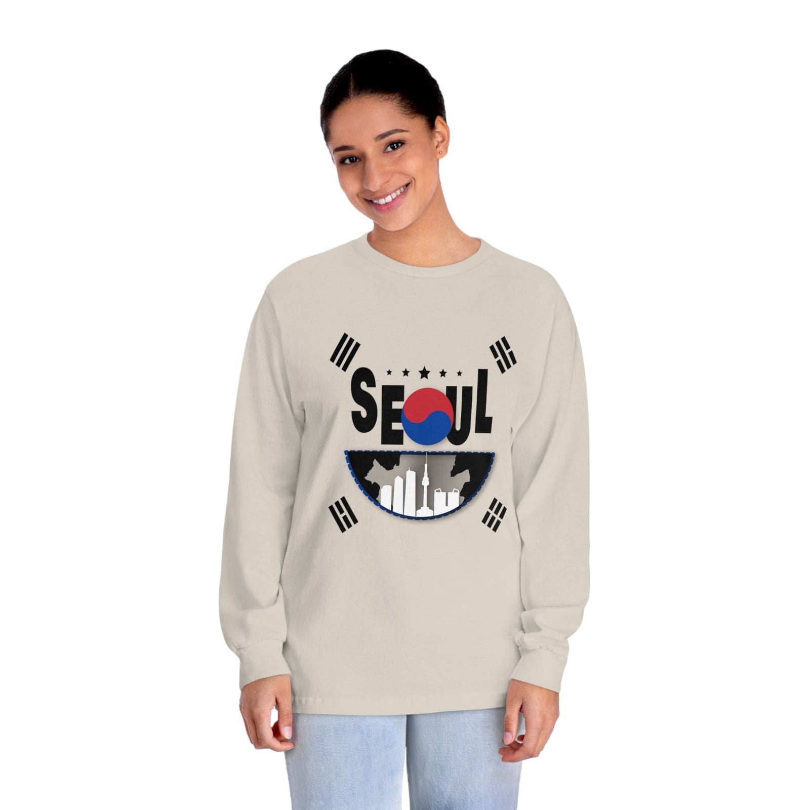 SEOUL – Trendy Design, Premium Long Sleeve Tee