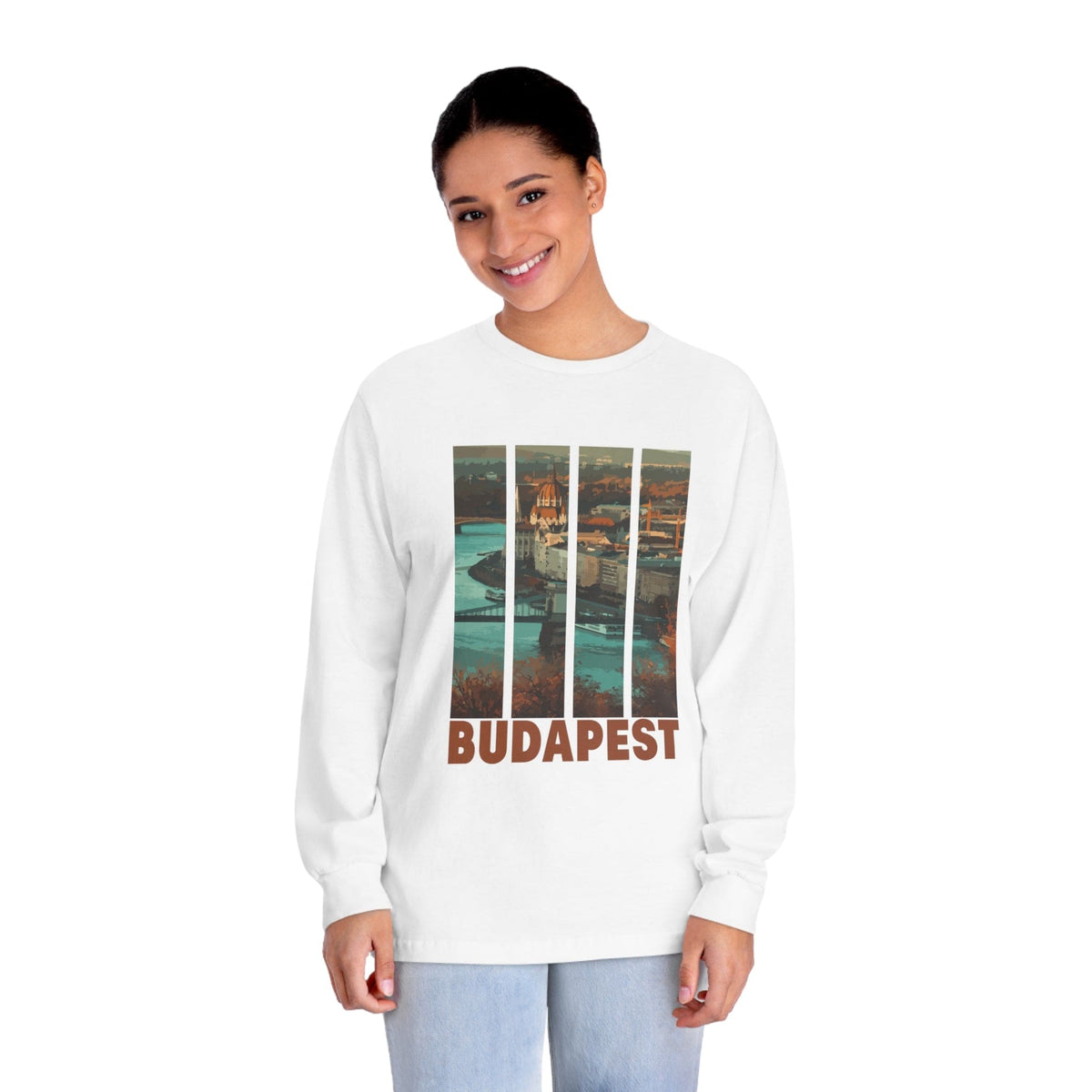 BUDAPEST – Trendy Design, Premium Long Sleeve Tee