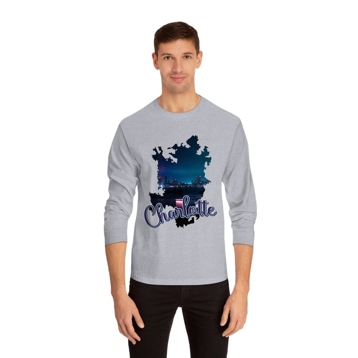 CHARLOTTE – Trendy Design, Premium Long Sleeve Tee