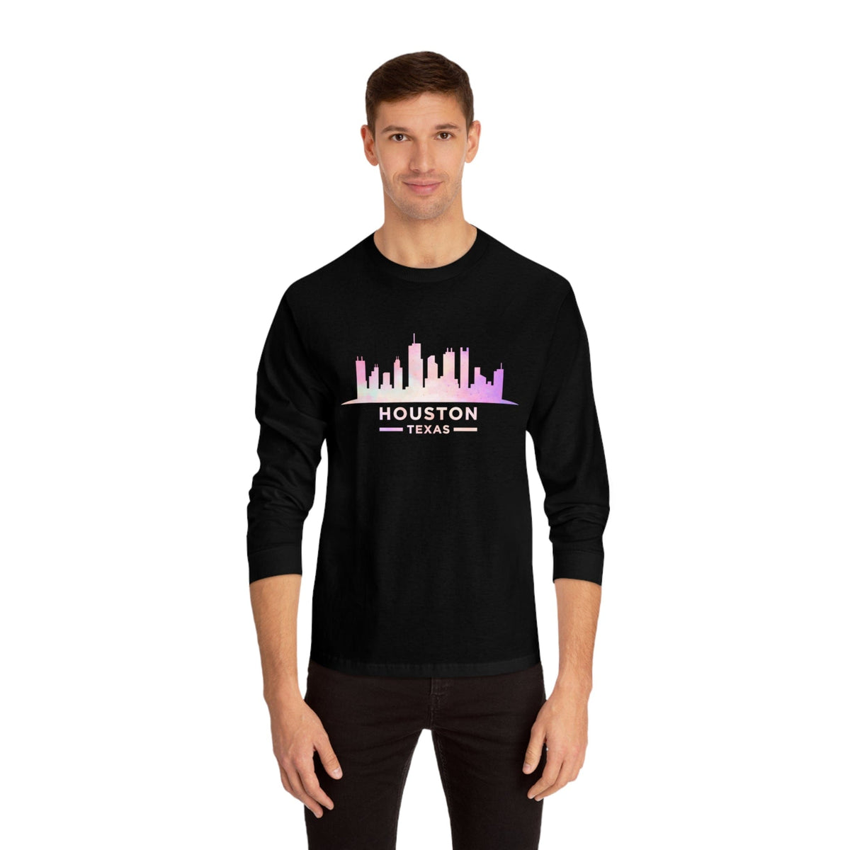 HOUSTON – Trendy Design, Premium Long Sleeve Tee